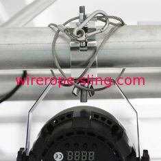 Résistance serrée de haute température de lanière de degré de sécurité de bride de câble métallique de structure