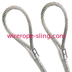 Séismique fiable sûr clair coupé par coutume galvanisé de corde enduit par PVC de fil d'acier anti