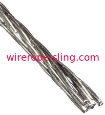 Câble métallique d'ASTM et bride de levage standard, fil d'acier au carbone pour le calage