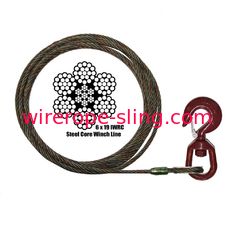 Corde à ressort de verrou, tailles multiples de crochet de pivot de treuil de câble métallique pour la dépanneuse