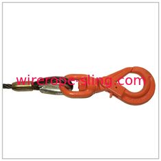 Corde à ressort de verrou, tailles multiples de crochet de pivot de treuil de câble métallique pour la dépanneuse