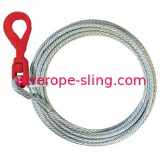 Ligne résistante de treuil de corde de crochet longs biens de durée de vie avec le verrou à fermeture automatique