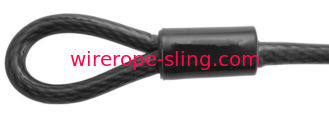 Câble principal de serrure de fil d'acier d'Assemblées tressées de corde avec les extrémités faites une boucle 15 pi de long