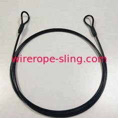 La bride enduite de câble métallique de PVC élingue 7 x 19 5mm flexible avec le tube rétrécissable