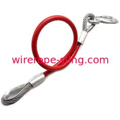 unité centrale rouge de remorquage de câble détaché de remorque de 11mm enduite du crochet instantané résistant