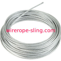 304 surface lumineuse flexible du câble métallique d'acier inoxydable de 4mm 6x19S IWRC pour la construction
