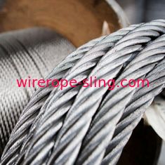 Câble métallique extrêmement flexible d'acier inoxydable d'AISI 316 7x19 pour le calage debout