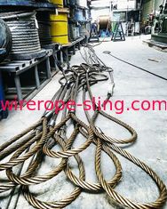 Différents types de grue de câble de bride en acier à haute résistance de câble métallique soulevant des brides de câble