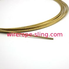 7 x 19 câble métallique de cuivre d'acier inoxydable du revêtement 8mm