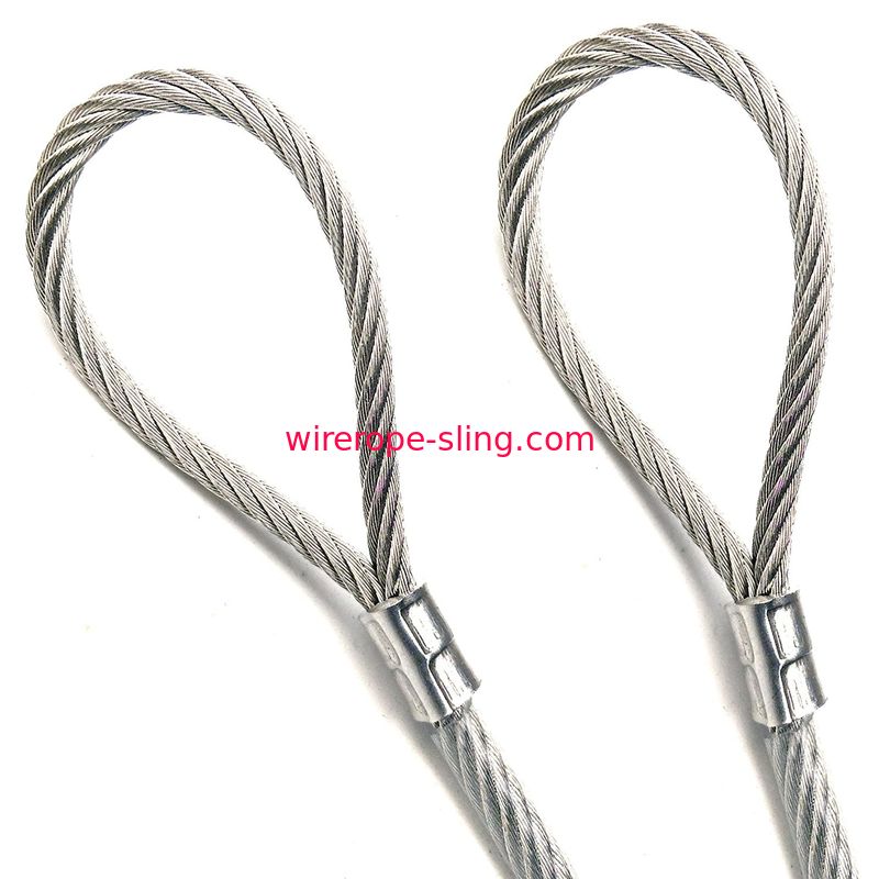 Séismique fiable sûr clair coupé par coutume galvanisé de corde enduit par PVC de fil d'acier anti