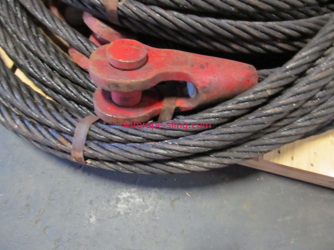 Les élingues de levage serrées de câble métallique de structure, le câble en acier lance des extrémités de Crosby
