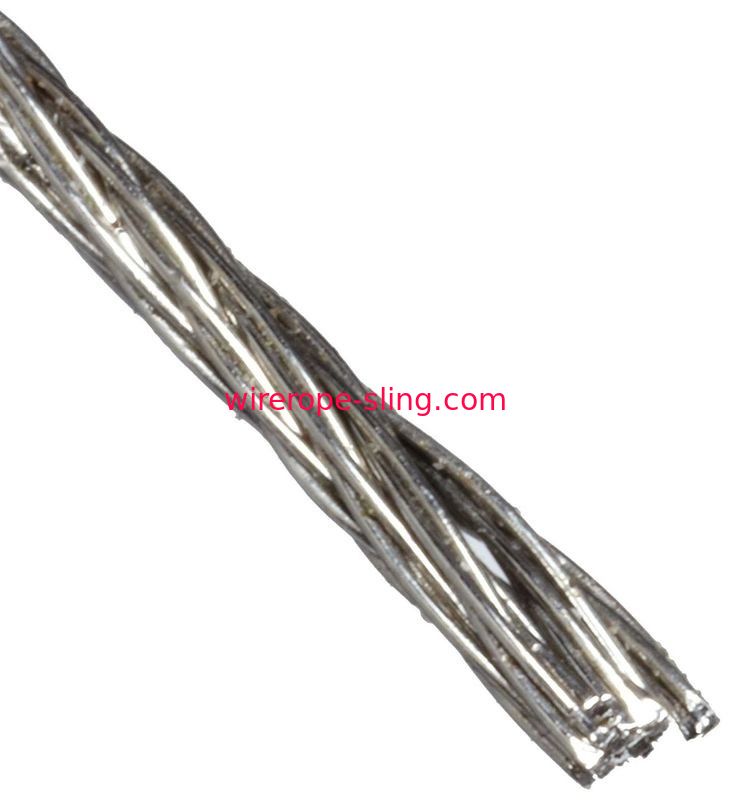 Câble métallique d'ASTM et bride de levage standard, fil d'acier au carbone pour le calage