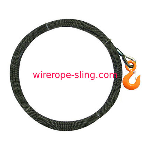 Ligne standard de treuil de corde d'AISI crochet d'alliage de norme avec la corde de verrou de sécurité