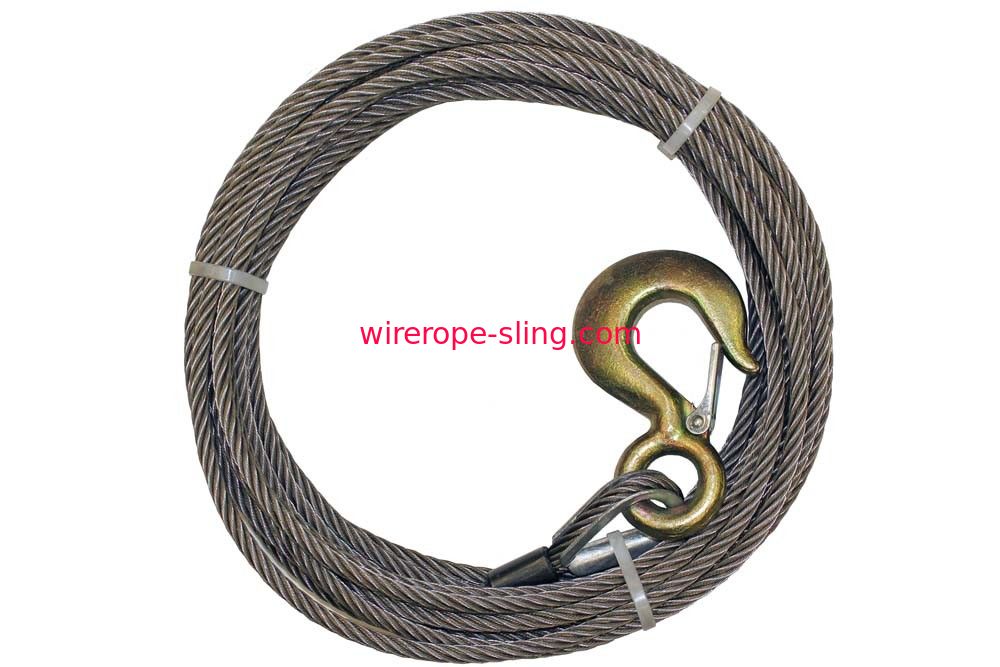 B / Une ligne de treuil de corde résistance élevée d'écrasement de crochet d'alliage avec le cran de sûreté