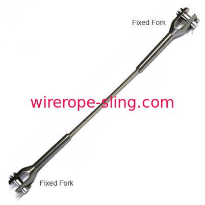 Garnitures d'extrémité fixes de câble métallique de fourchette, 316 accessoires flexibles de câble métallique de catégorie