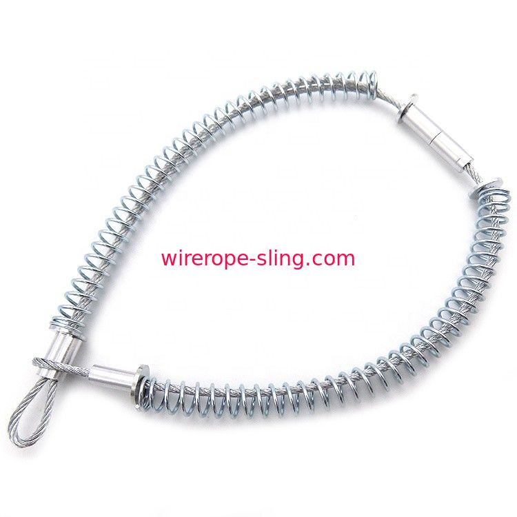 Tuyau non allié de câble de sécurité de Whipcheck de bride de câble métallique à usiner pour l'usage de tuyaux