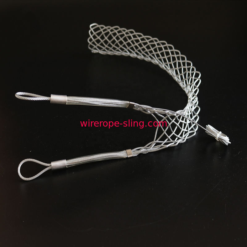 Doubles côtés traînant la chaussette de tirage de câble métallique d'enveloppe pour le câble tirant la bride