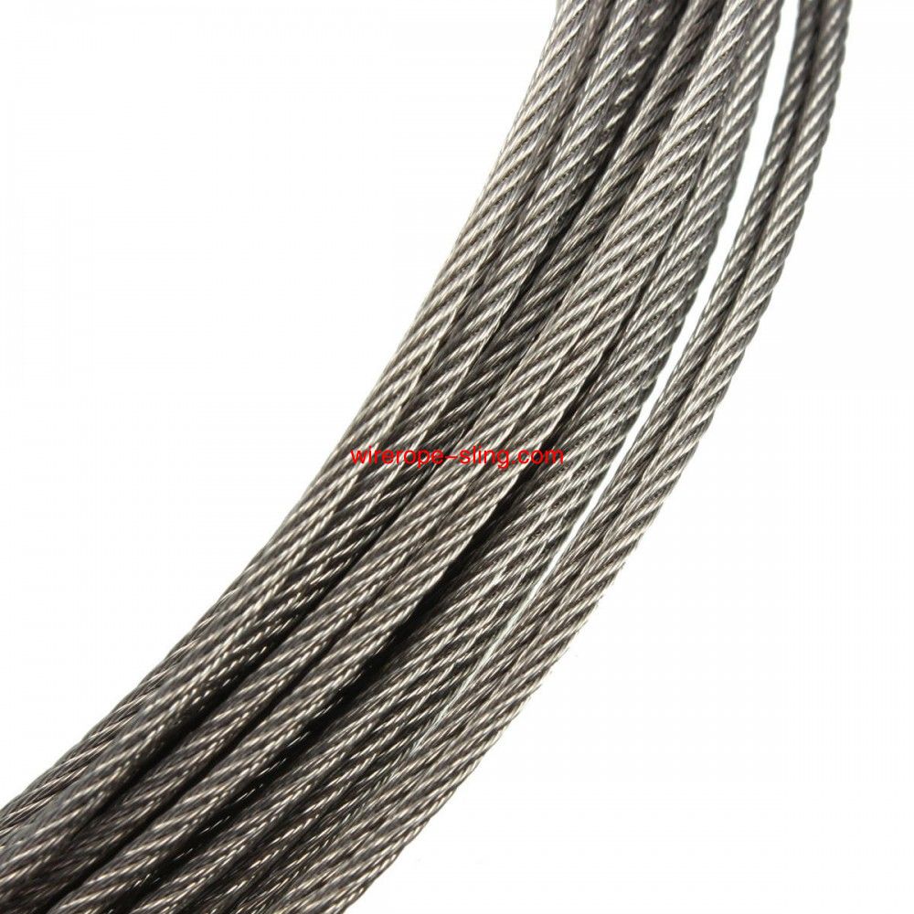 15m 316 corde à linge en acier inoxydable diamètre de la corde métallique 1,5mm