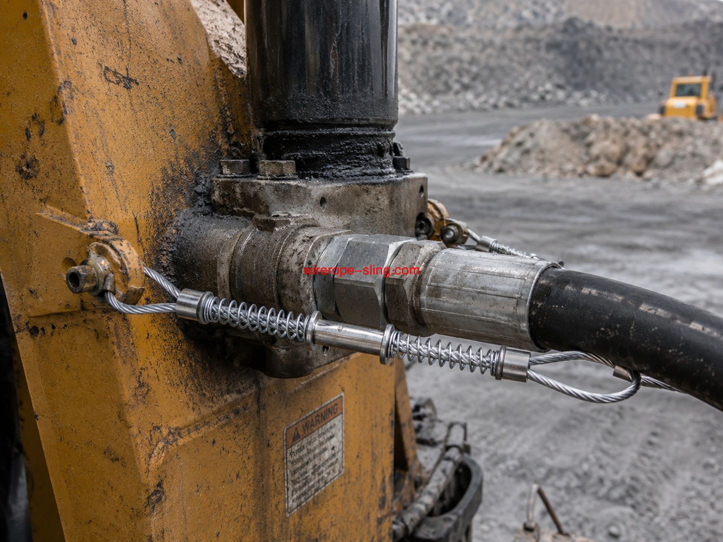 Câble de sécurité de retenue de tuyau haute pression personnalisé pour la protection des tuyaux hydrauliques et industriels