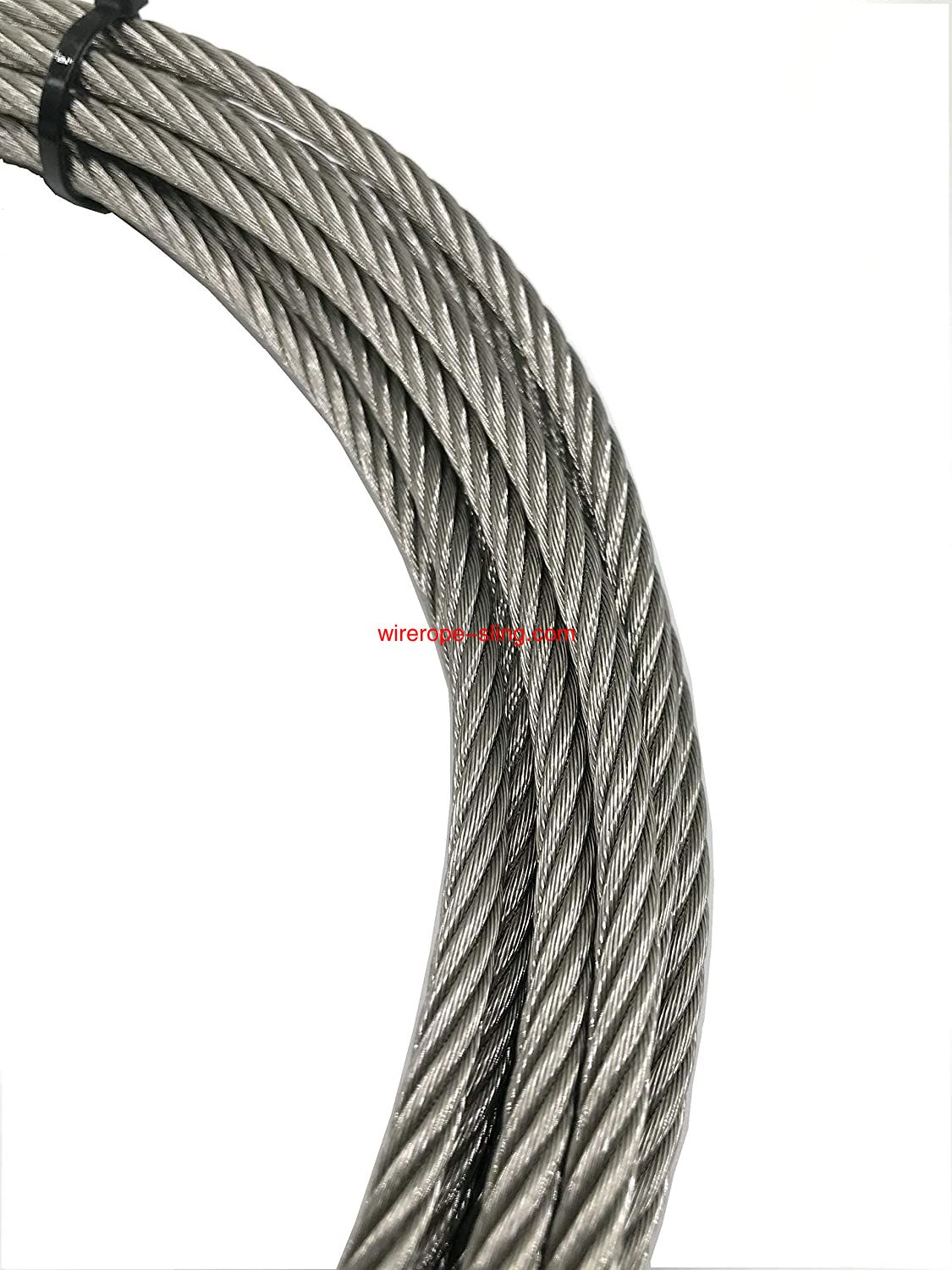 1 / 4 '' 304 câbles en acier inoxydable pour aéronefs spécifications militaires, lubrification, traction automobile, câbles de levage
